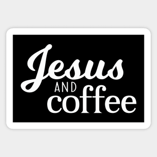 Jesus and Coffee Sticker